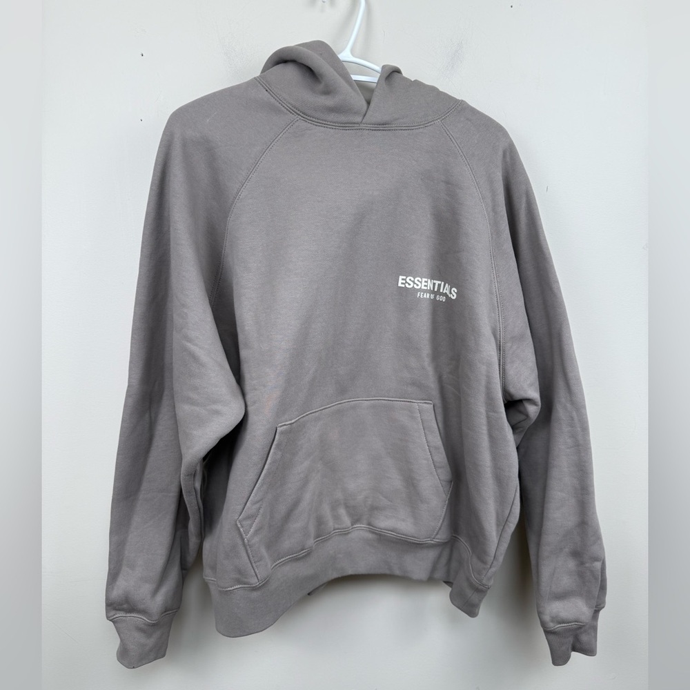 ESSENTIALS small classic cotton hoodie sweatshirt pull over men’s small